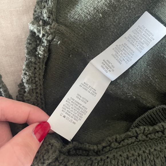 100% Cotton Aerie Cropped Tank - Picture 4 of 4